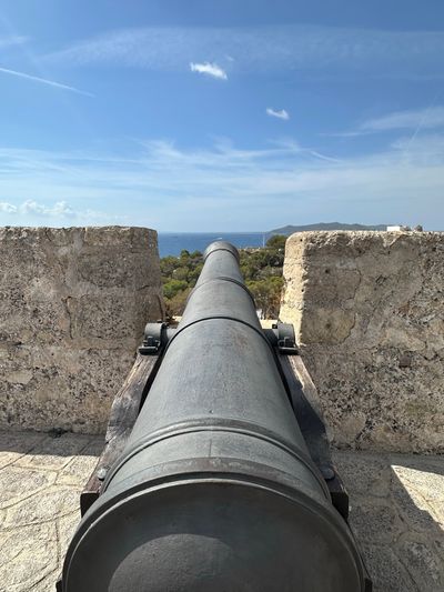 Cannon in Ibiza old town